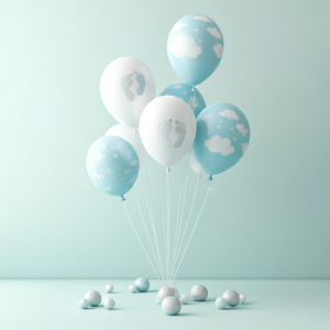 Baby shower pastel